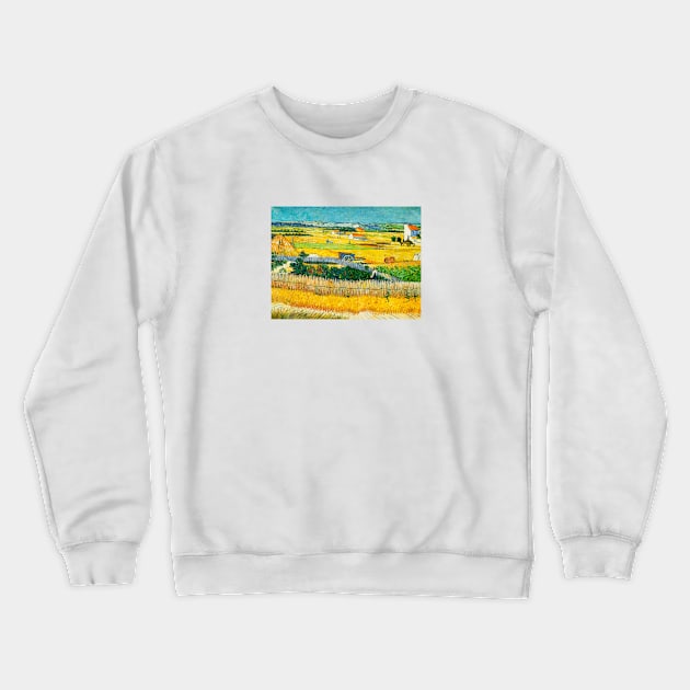 village landscape painting Crewneck Sweatshirt by rexsaw